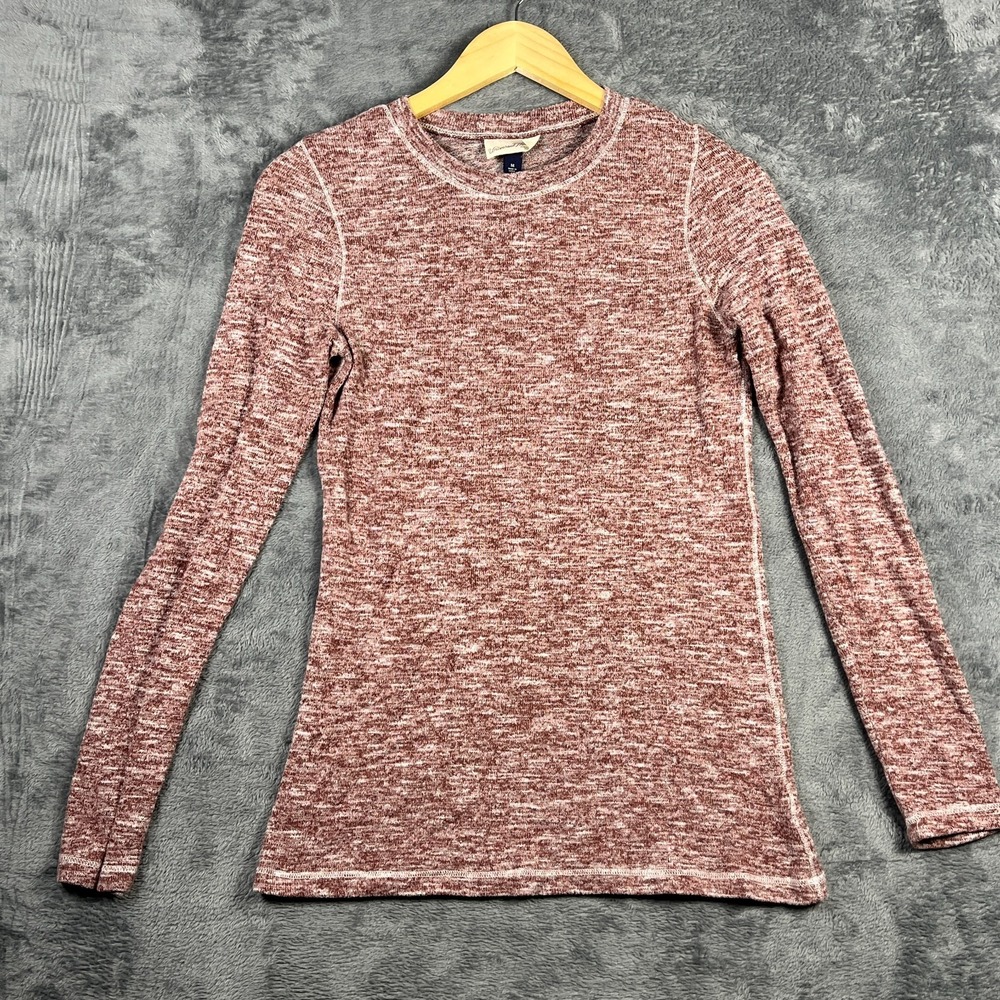 Universal Thread Sweatshirt Womens M Pink Space Dye French Terry Fleece Lined